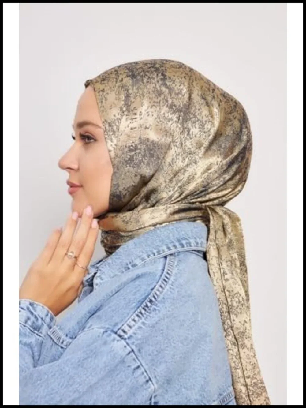 Viscose Blend Hijab Scarf for Women, Long Soft Shawl Wrap, 29.5